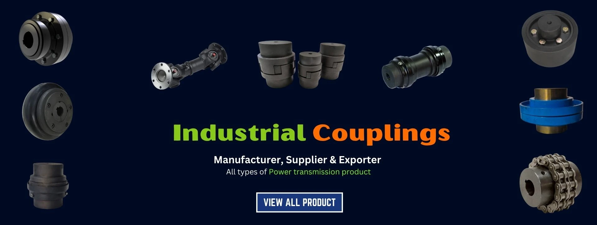 All types of industrial couplings are shown by leading coupling manufacturer known as anant engineering