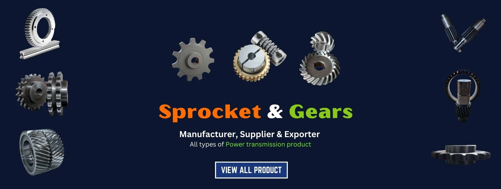 All types of industrial sprockets are shown by leading sprocket manufacturer known as anant engineering